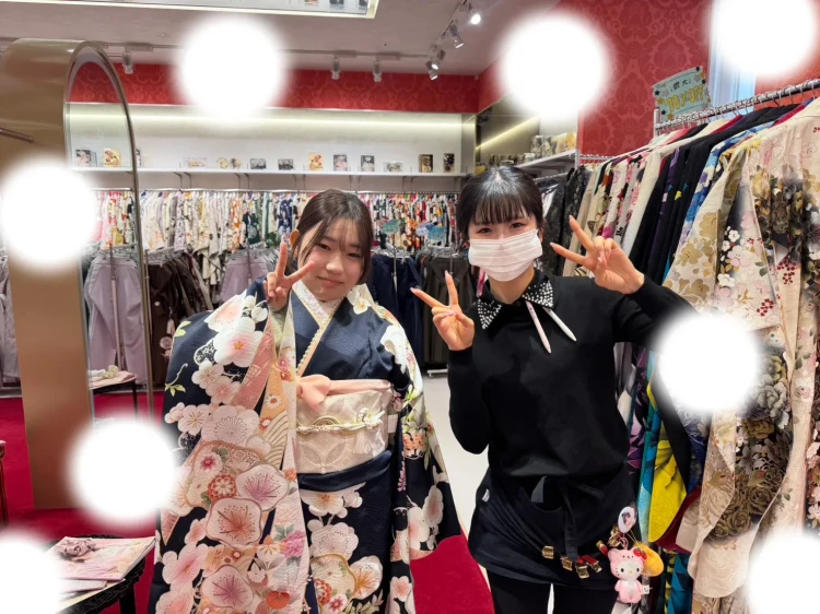 成人式　前撮り　梅田　キラキラ　かわいい　イマドキ　くすみカラー