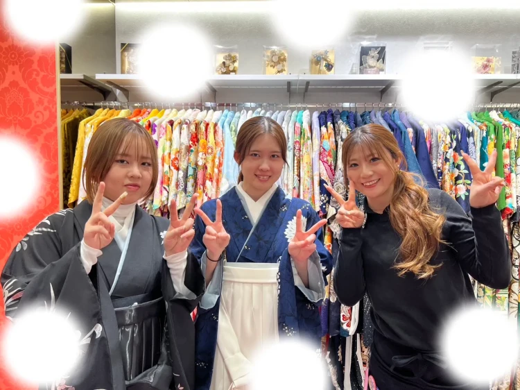 成人式　卒業式　TAKAZEN 袴レンタル　黒　紺　かっこいい　シンプル