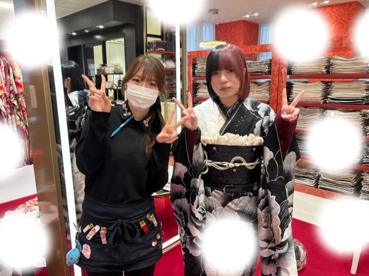 成人式　前撮り　梅田　振袖レンタル　袴レンタル　家族写真　前撮り撮影会　大阪　人気　かわいい　キラキラ　シルバー