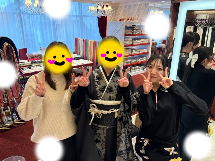 振袖レンタル　東京　表参道　かわいい　おしゃれ　個性派　かわいい　　イマドキ　被りたくない