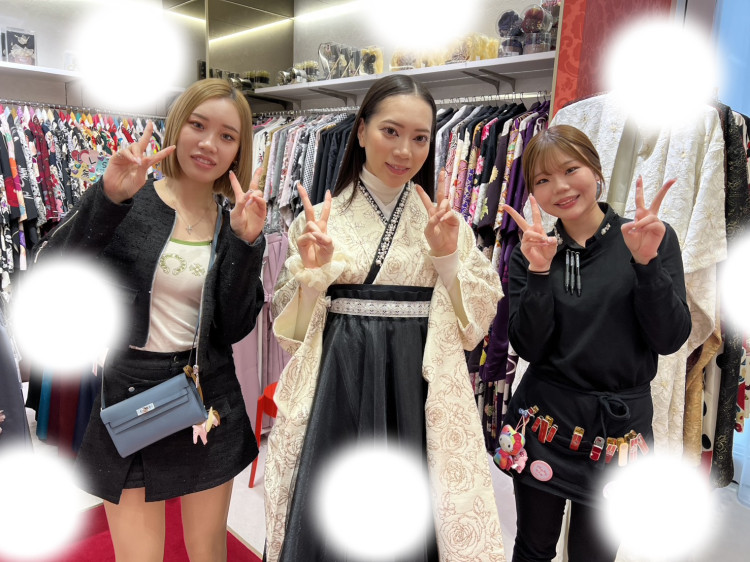 成人式　卒業式　TAKAZEN 袴レンタル　おでかけ　キラキラ　TAKAZENオリジナル振袖