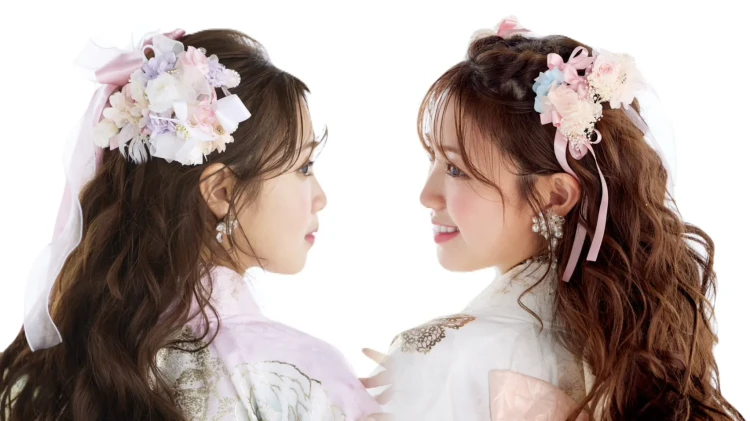 橿原市で買える成人式振袖用くすみカラーで可愛い髪飾り