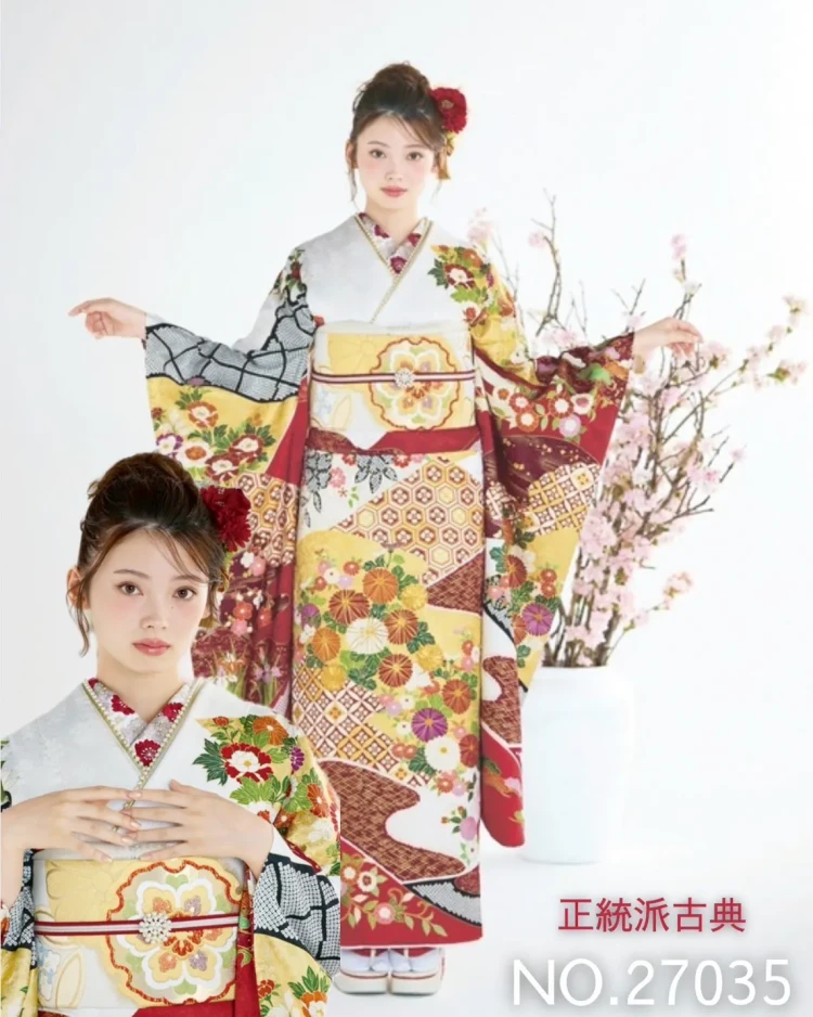 TAKAZEN心斎橋店プレミアム古典吉澤織物最高級染繍桶絞り友禅綺麗大人っぽい上品な古典柄