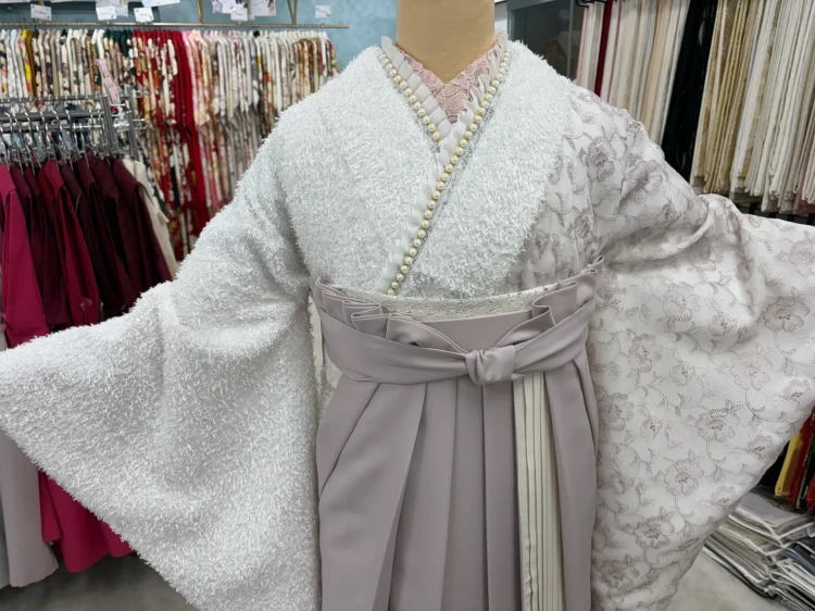 卒業式袴紐アレンジご紹介フリルTAKAZEN心斎橋店