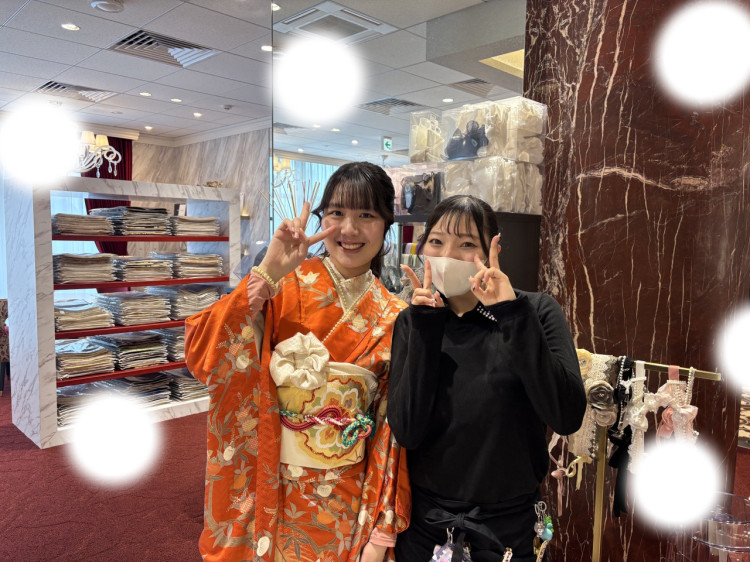 22日🎀東京・港区で振袖レンタルをお探しの方へ💖ママ振袖とTAKAZEN小物で合わせた激かわ姫ちゃんのご紹介🎀【TAKAZEN東京表参道店Flagship】