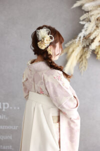 TAKAZEN橿原店の卒業式袴での前撮り撮影会ヘアアレンジ