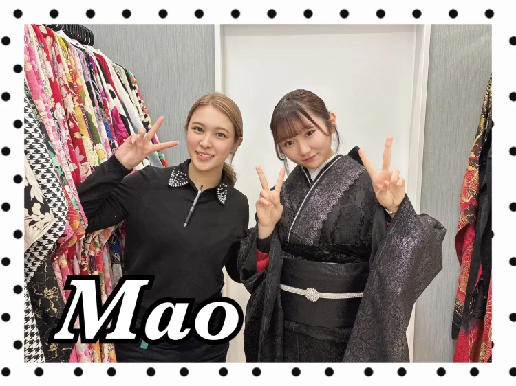 TAKAZEN橿原店の2027年成人お写真プランのお客様、TAKAZENオリジナル振袖