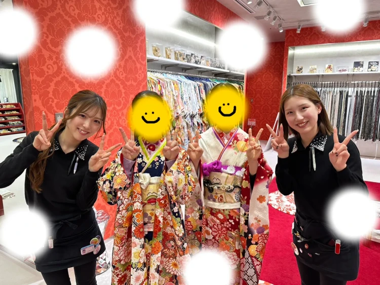 華やかな古典柄振袖でフォトプラン