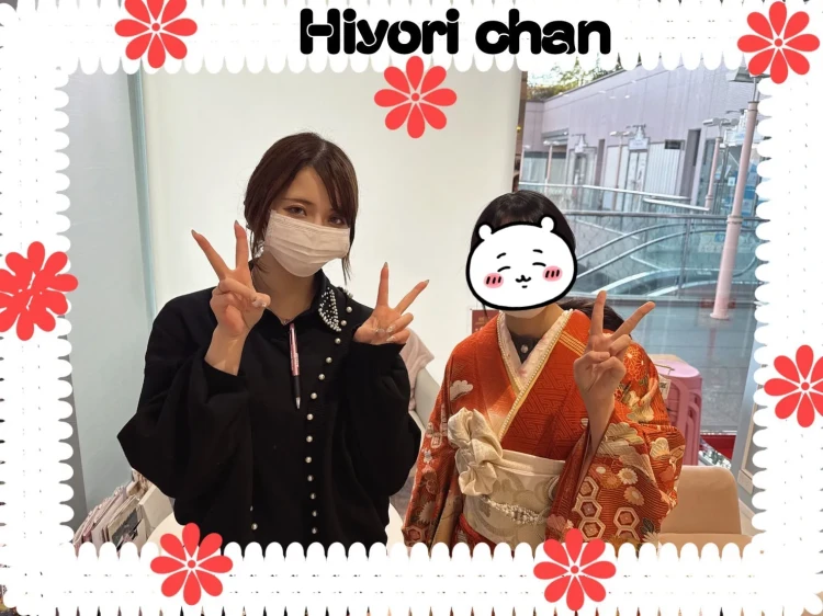 堺市で成人式持込振袖でのフォトプランで後撮りされる方のコーディネートご紹介