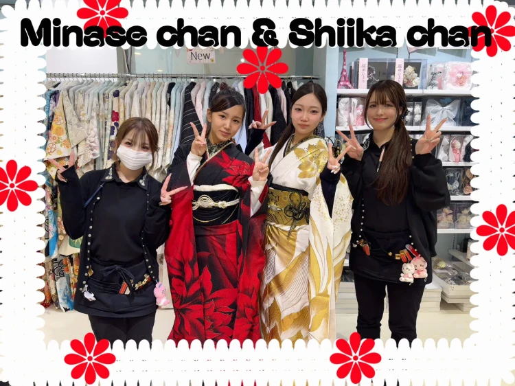 2029年で泉大津市、和泉市の成人式で振袖レンタルされるお友達同士でご契約いただいたお客様のコーディネートご紹介