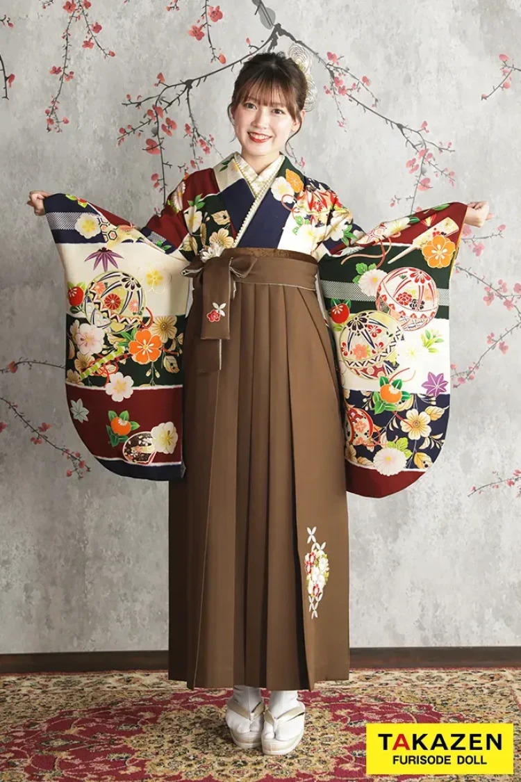 卒業袴の王道古典柄に合う鞄の紹介