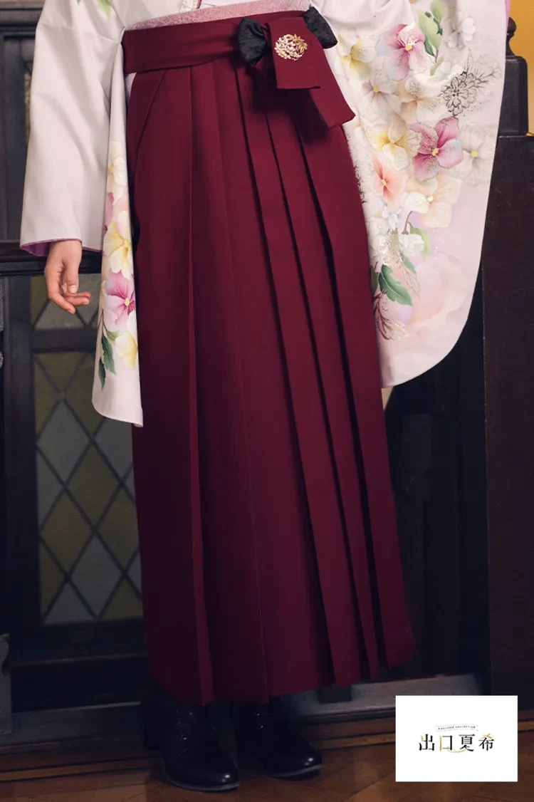 TAKAZENのレンタル袴 出口夏希ブランド袴　正統派古典　ピンク　古典柄　シンプル　控えめ　上品な袴コーデ【通販可】R26084