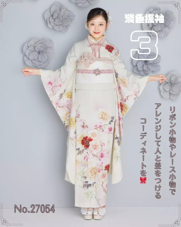 TAKAZEN姫路店　姫路市　成人式　卒業式　袴　振袖　イマドキ振袖　ひまわりイエロー　パステルイエロー振袖　華やか振袖　明るい振袖　姫路　加古川　太子　淡色　振袖レンタル　振袖前撮り　振袖後撮り　