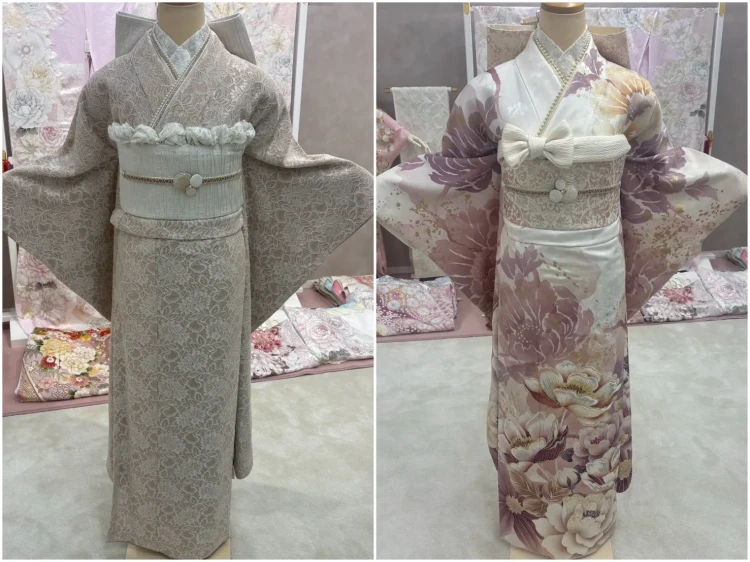 TAKAZEN奈良店のスタッフがおすすめする成人式振袖のおとなかわいいフェミニン系コーディネートの例
