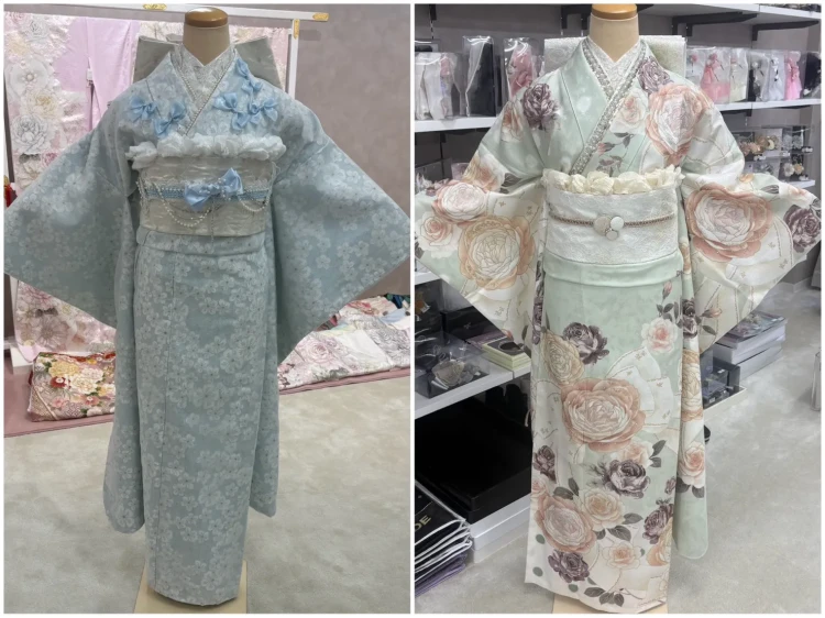 TAKAZEN奈良店のスタッフがおすすめする成人式振袖のガーリー系コーディネートの例