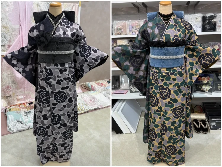 TAKAZEN奈良店のスタッフがおすすめする成人式振袖の個性派ストリート系コーディネートの例