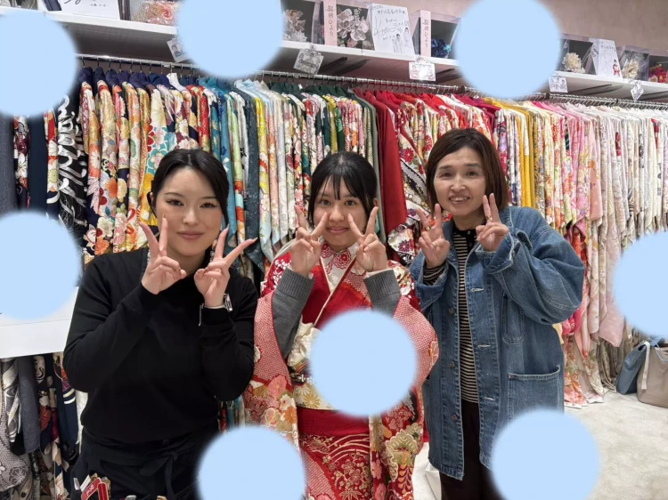【神戸市・三木市・三田市で振袖レンタルをお探しの方へ】♡19日お嬢様のご紹介♪【TAKAZEN神戸旧居留地店】