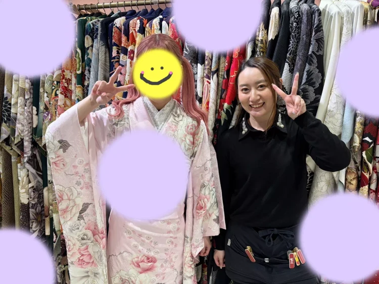 【姫路市・加古川市・赤穂市で振袖レンタルをお探しの方へ】♡12日　姫路市2029年成人のピンクのコスメカラーの可愛い振袖姫ちゃんのご紹介♡【TAKAZEN姫路店】