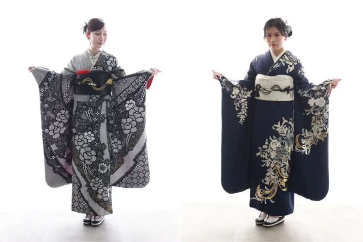 TAKAZEN橿原店の前撮り撮影会の実際のお客様の振袖コーデ写真