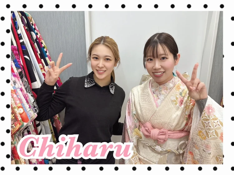 TAKAZEN橿原店のくすみカラー振袖に決定されたお客様コーデ