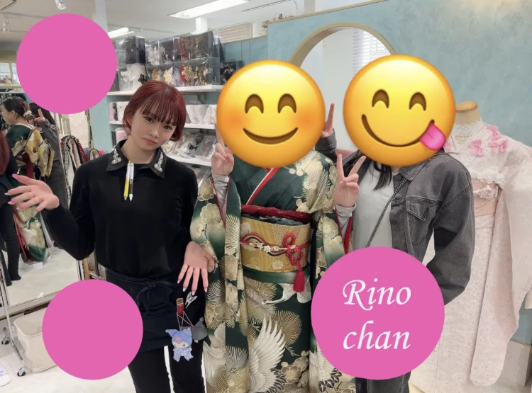 ♡【なんば・難波・心斎橋で振袖レンタルお探しの方へ】29日　2028年成人お振袖レンタルで粋古典の金彩京友禅　緑地に鶴のご来店姫ちゃんのご紹介　♡TAKAZEN心斎橋店