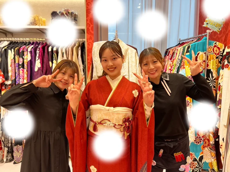 華やかなお持込みのお振袖でフォトプラン