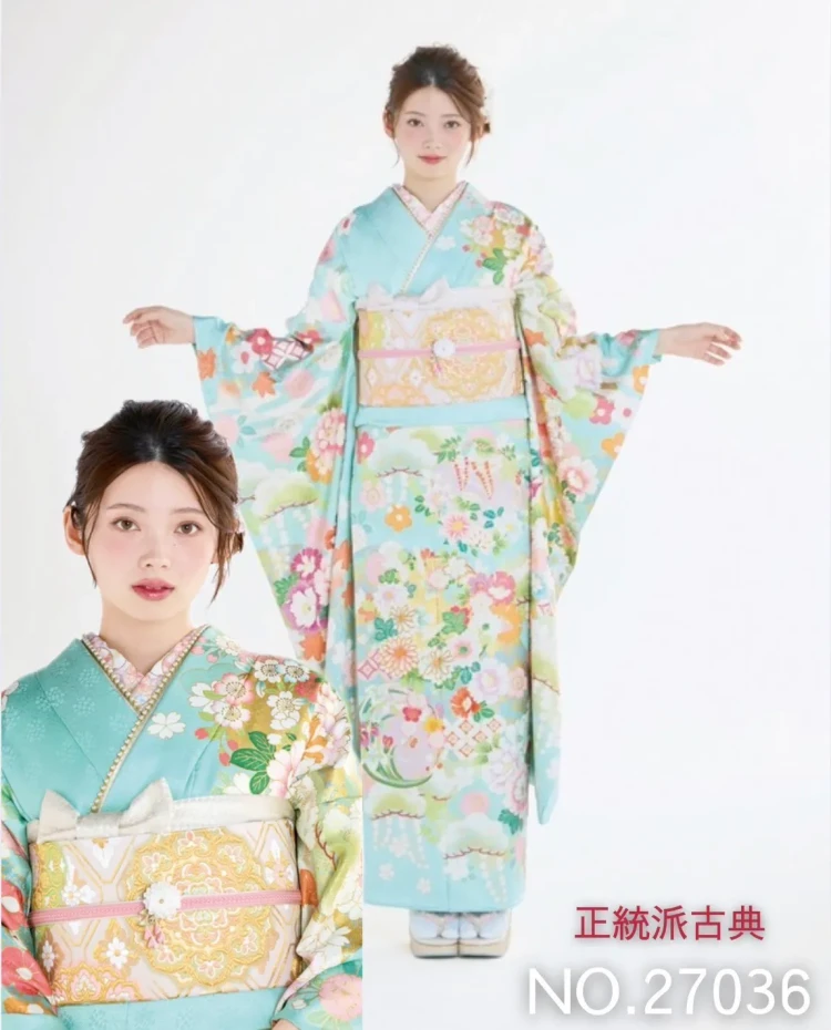 TAKAZEN心斎橋店プレミアム古典吉澤織物　吉祥の晴れ着田中優子の世界ブランド振袖上品で綺麗