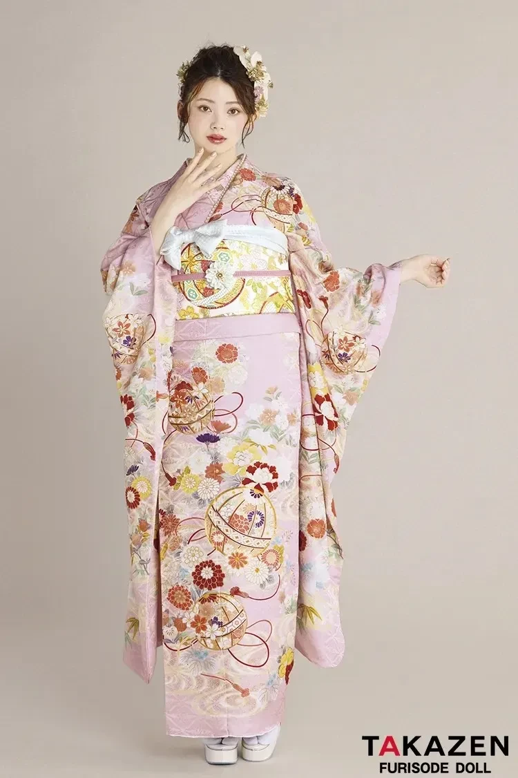 結婚式で振袖 古典柄振袖 梅田