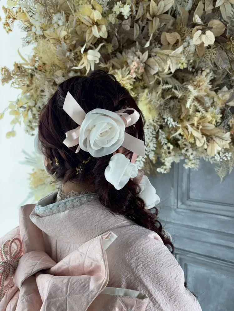 成人式　振袖　髪型　ヘアスタイル　振袖ヘア　タカゼン