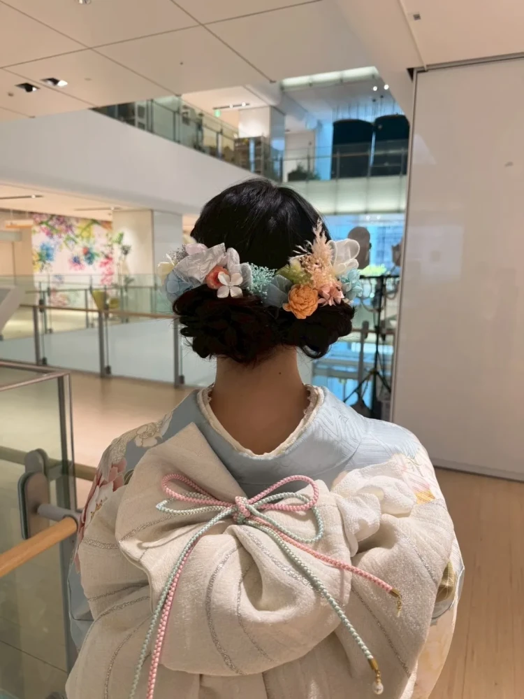 成人式　振袖　髪型　ヘアスタイル　振袖ヘア　タカゼン