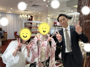 TAKAZEN東京表参道店Flagshipで着物メーカーピンク、古典柄の振袖をご契約いただいたお客様の紹介。かわいいお振袖
