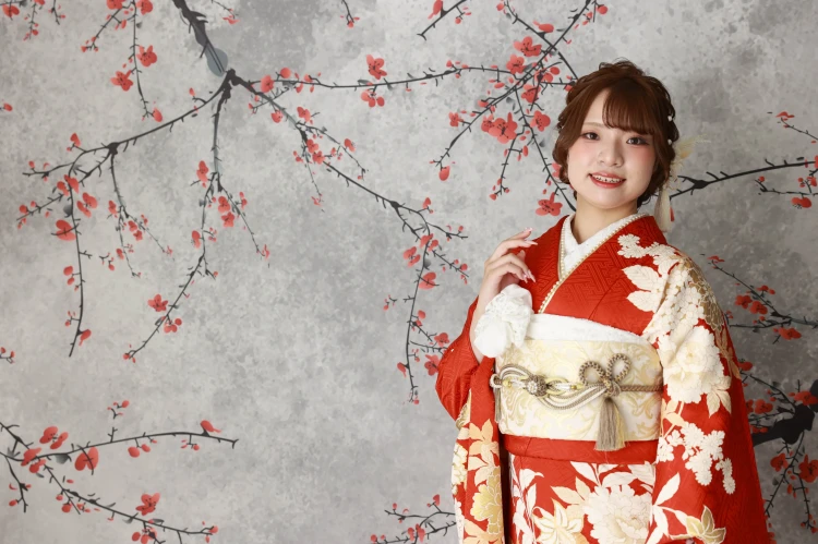 TAKAZEN橿原店のコラム。ママ振袖コーディネート。