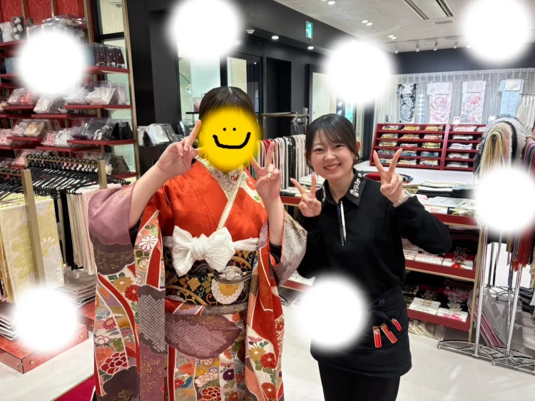 大阪梅田で成人式ママ振