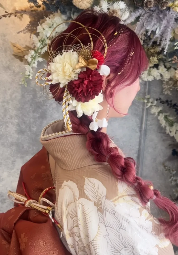 TAKAZEN堺店で人気の編みおろしスタイル