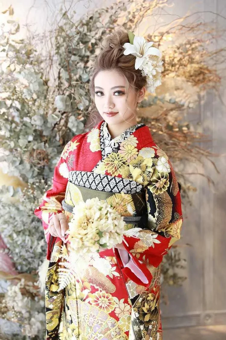 成人式　振袖　前撮り　フォトプラン　振袖撮影　梅田前撮り　後撮り