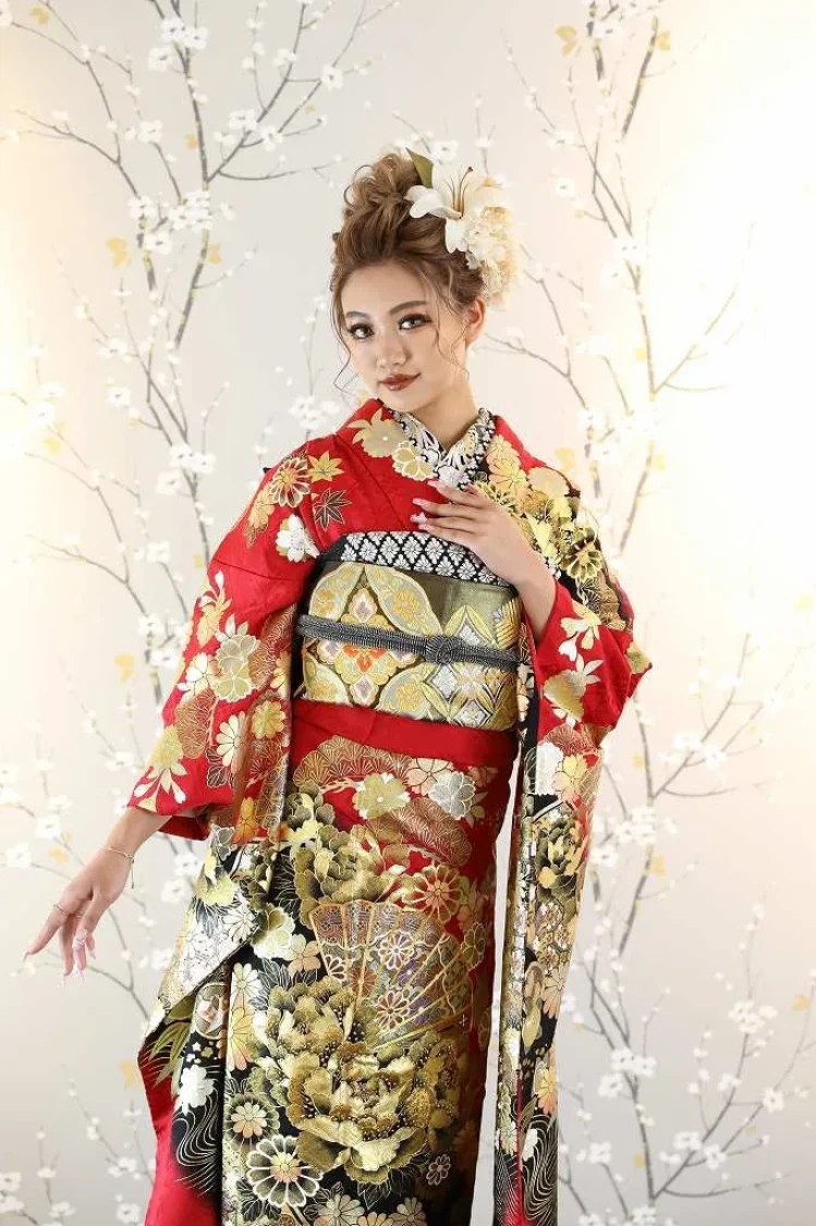 成人式　振袖　前撮り　フォトプラン　振袖撮影　梅田前撮り　後撮り