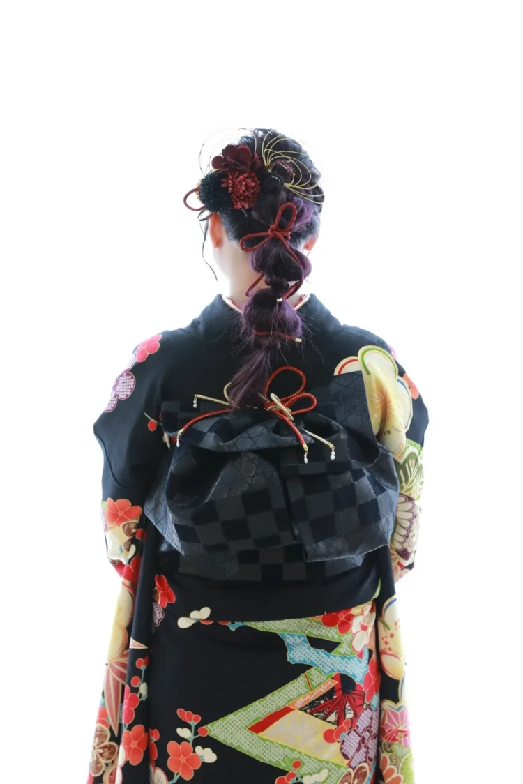 玉ねぎヘアスタイルオリジナル髪飾り　オシャレな成人式卒業式髪飾り通販