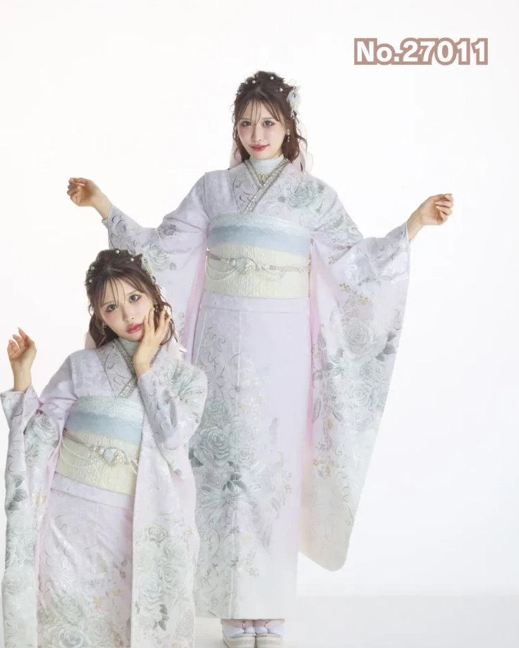 TAKAZENオリジナルきらきらローズ振袖のご紹介
