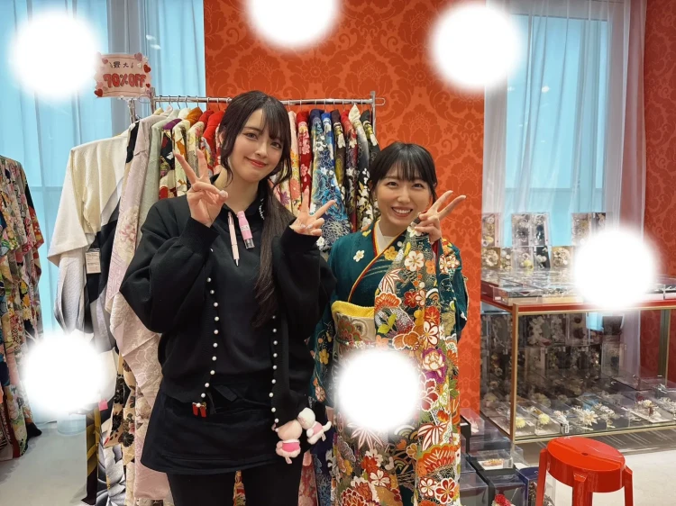 古典柄の華やかなお振袖で2回目レンタル