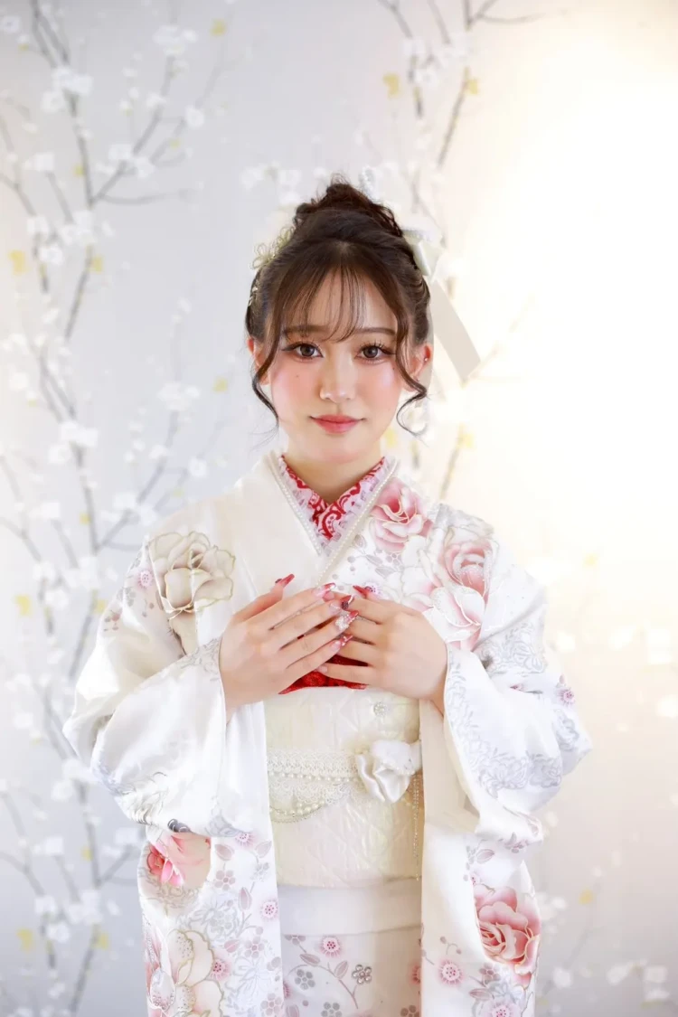 かわいいゆるふわお団子ヘア×くすみカラーの新作ドライフラワー髪飾り　髪飾り　ヘアアクセサリー/ヘアアレンジ　ヘアセット