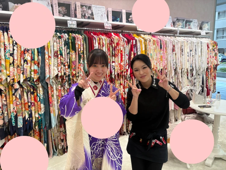 【神戸市・三木市・南淡路市の  2027・2028・2029年  神戸市成人式で  振袖レンタルをお探しのお客様】♡12日　お写真プランのお振袖コーディネートのお嬢様♡【TAKAZEN神戸旧居留地店】