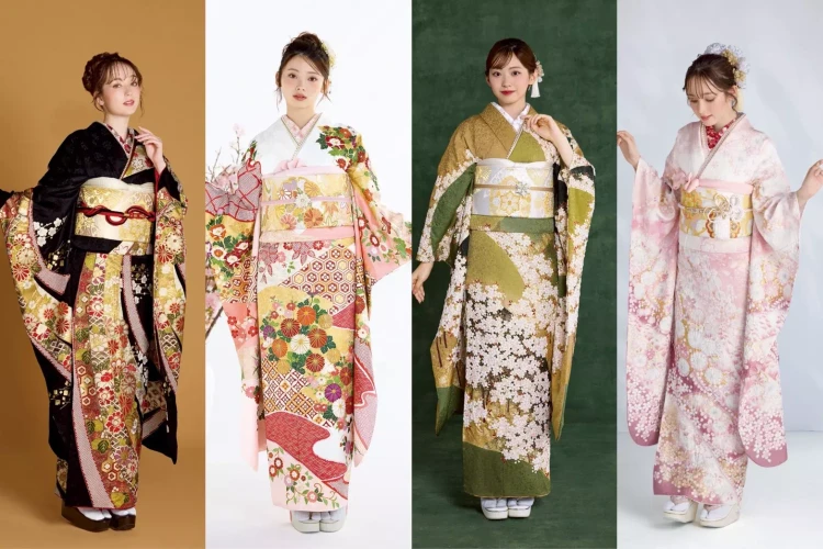 TAKAZEN姫路店　姫路市　加古川市　加古川振袖　たつの振袖　振袖レンタル　成人式　振袖　高級感振袖　古典柄振袖　和柄振袖　熨斗柄振袖　金駒刺繍　辻が花振袖