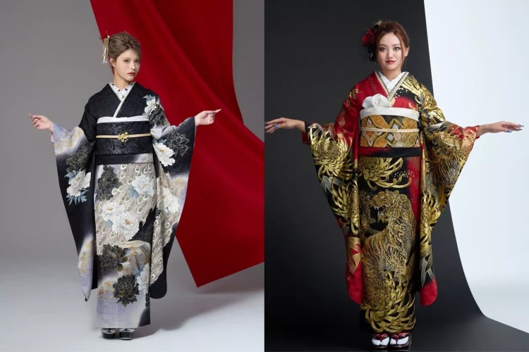 TAKAZEN姫路店　姫路市　加古川市　加古川振袖　たつの振袖　振袖レンタル　成人式　振袖　ギャル振袖　極道楓振袖　孔雀柄振袖　虎振袖　龍振袖　鯉振袖　渋い振袖　今井アンジェリカ振袖　中村りおん振袖