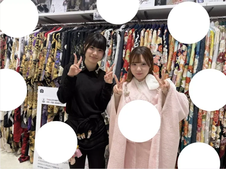 【   神戸市・明石市・三木市で  2027・2028・2029年成人式お振袖レンタルを  お探しの方へ】♡15日　タカゼンオリジナルのキラキラでフワフワなピンク色お振袖のコーディネートのご紹介【TAKAZEN神戸旧居留地店】