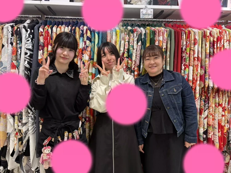 神戸市成人式で振袖レンタルのお嬢様