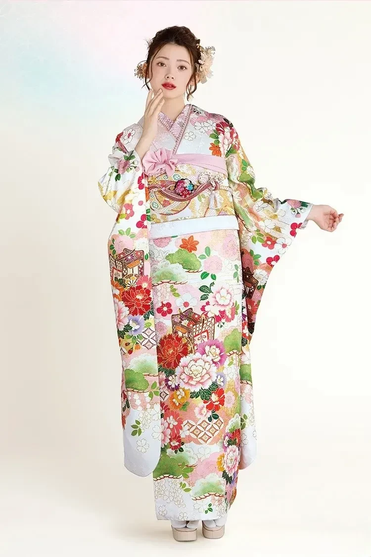 帯揚げで可愛く大人っぽいワンポイントのお花アレンジ