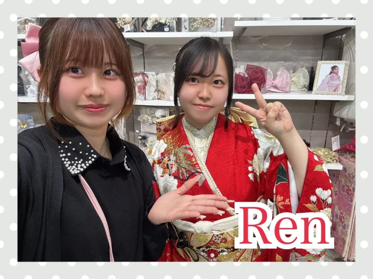 TAKAZEN奈良店で赤色の正統派古典振袖をご契約いただいたお客様のご紹介。