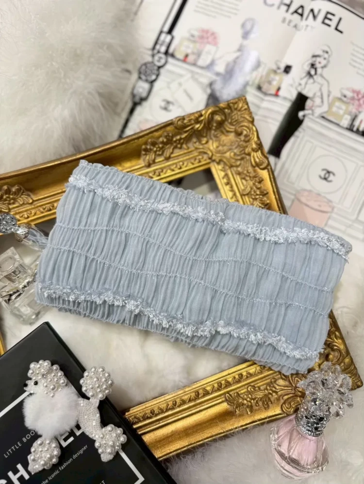 フリルデザインの帯揚げで今っぽく仕上げた振袖小物