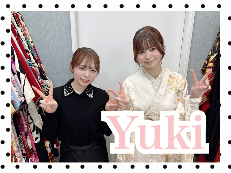 TAKAZEN橿原店にご来店頂いたくすみカラーのお振袖に決定されたお客様コーデ