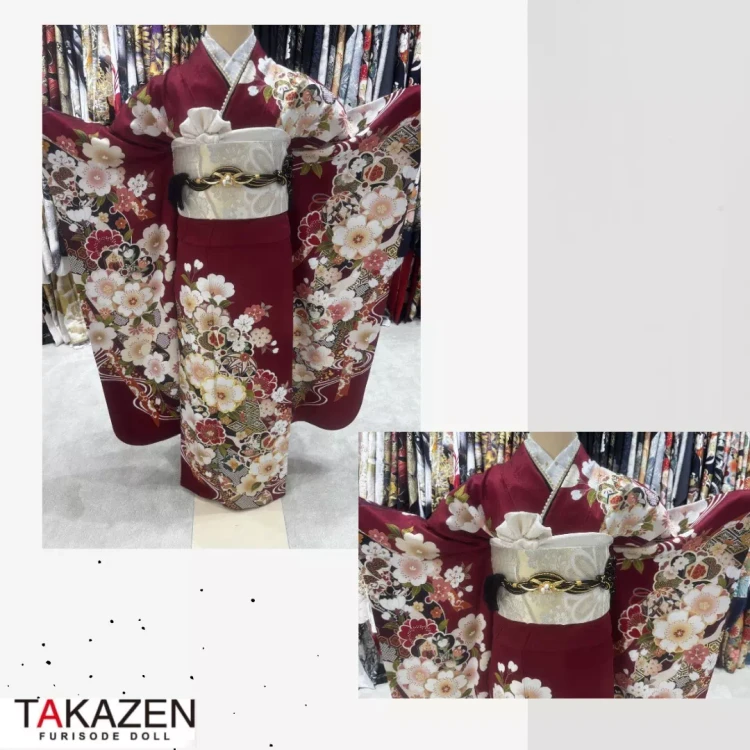 TAKAZEN神戸旧居留地店ぼ正統派古典の赤色お振袖のご紹介